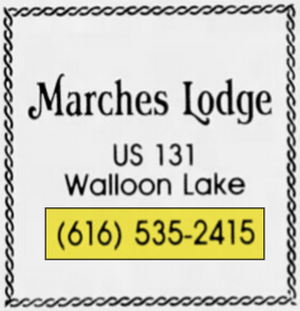 Marches Lodge - Dec 1990 Ad
